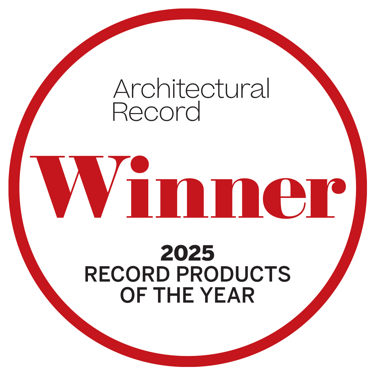 Architectural Record Winner logo